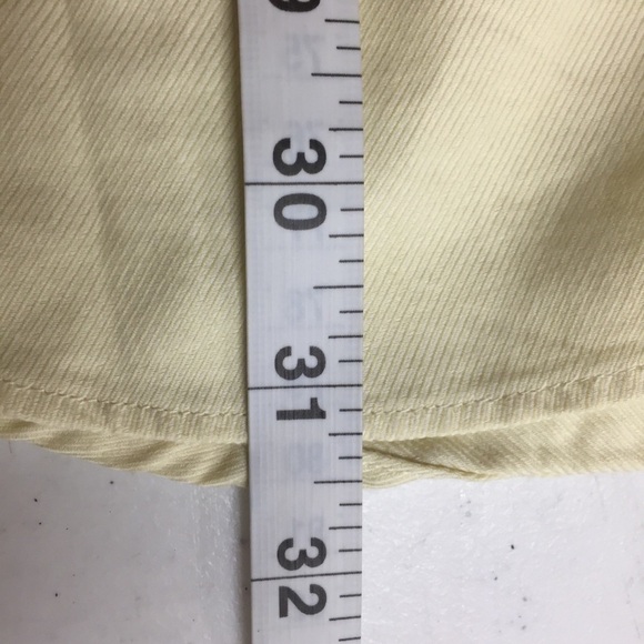 Austin Reed Mens Long Sleeve Yellow Shirt - Picture 5 of 6